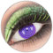 Farbige violette 'Violet Rinnegan' Kontaktlinsen ohne Stärke 1 Paar Crazy Fun Kontaktlinsen mit Behälter zu Fasching Karneval Halloween - Topqualität von 'Giftauge'