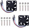 GeeekPi 2PCS Raspberry Pi PWM Fan, Adjustable Speed Cooling Fan 40x40x10mm 4010 DC 5V Quiet Cooler Radiator for Raspberry Pi Range (Black)