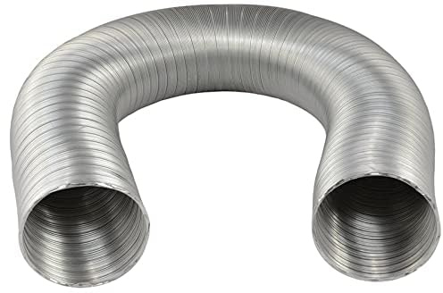 Aluflexrohr Flexrohr Lüftungsrohr Alurohr Schlauch Flexibel Lüftungsschlauch 3m Abluftausgang (Ø 110mm)