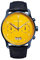 DeTomaso SORPASSO Chrono Giallo BLU Herren-Armbanduhr Analog Quarz Leder Armband Dunkelblau