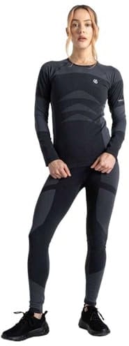 Dare 2b Damen In The Zone II Basisschicht-Set, schwarz/schwarz, 36