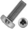 Techtanium® Linsenkopfschrauben M5 x 16 mm mit Kreuzschlitz (H) aus Edelstahl A2 (10 Stück) | Rundkopfschrauben | Linsenschrauben | DIN 7985