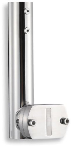 Migkin Stainless Steel Rail Mount for Starlink RV Ladder Mount,Starlink Roof Rack Mount,360° Rotating Pipe Mounting kit for Yacht Sailboat Railing Marine Boat Pole Adapter Tube Holder Base(2,200mm)