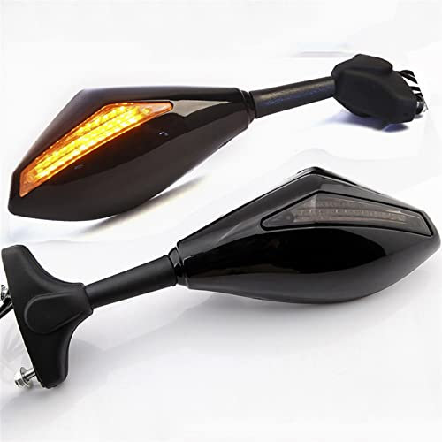 WUURAA Integrierte Blinker-Seitenspiegel Für SUZUKI BANDIT GSF 600 1200 S SV650S Für Y&amaha YZF R1 R6 R6S YZF600 FAZER FZ1