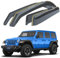 Goodyear Windabweiser für/kompatible mit Jeep Wrangler 2018-2025 IV (JL) - Integrierte Regenabweiser - Autofenster Regenschutz - Ermöglichen Frischluft - Waschstraßenfest - Einfache Montage 4 Set R