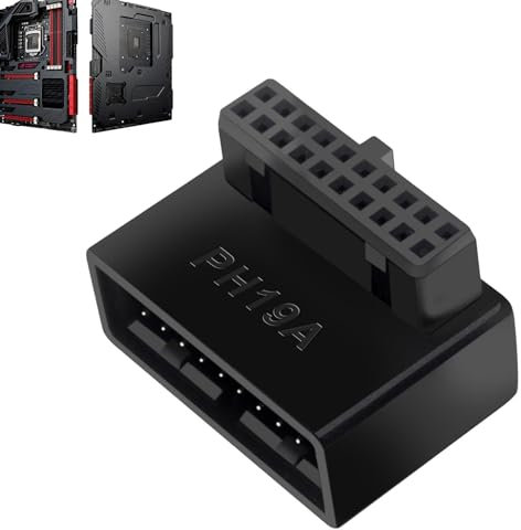 Adattatore per scheda madre USB, adattatore per scheda madre USB da 90 gradi | Adattatore di estensione USB da 90 gradi,Connettore pannello frontale USB 3.0, header interno scheda madre a