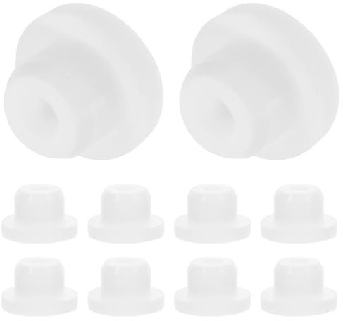 iplusmile Tappo Troppo Pieno Lavandino: T Tipo Silicone Troppo Pieno Lavandino per Lavello Della Vasca da Bagno,15 mm,10 Pezzi