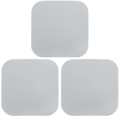 sourcing map 3 x Gummi-Glasöffner-Greifer, wärmeisolierte Greifer-Pads (grau)