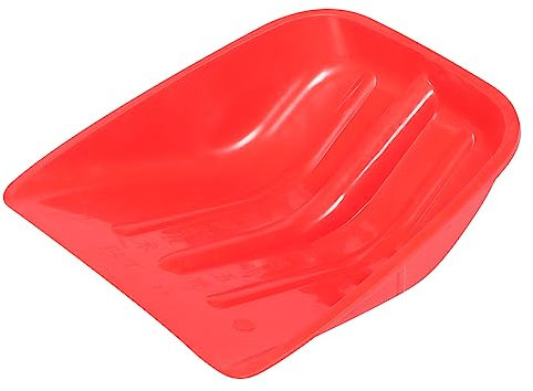 Ersatzschaufelkopf aus Kunststoff Rot für Schnee und Geflügelfutter