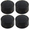 FLEOR Gitarrenknöpfe für Gibson LP & SG E-Gitarrenteile, Schwarz, 4 Stück