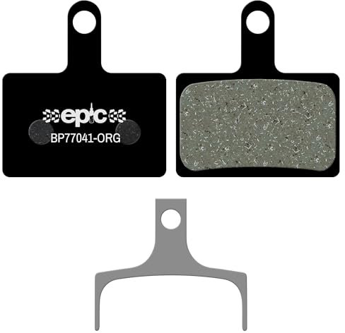 epic Scheibenbremsbeläge für Shimano Bremsen | K02S, K03Ti, K04Ti-MX, K05S | Passend für 105, Dura-Ace, GRX, Ultegra | Organisch, Halbmetallisch, Sinter, Keramik & E-Bike Optionen | 1 Set (Bio)
