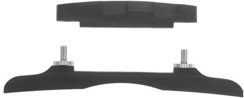 HAMPPLIES Mandolin Bridge Replacement Ebony Wood Mandolin Parts Strings Instrument Bridge for Instrument Accessory