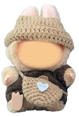 Zubehör für 17 cm Labvbv Puppen Pullover, Kuscheltier Kleidung Outfit nur Bekleidungs zubehör, DIY Kinder Geschenke, Puppen Zubehör, Ideales Kinder Geschenk, Kindergeschenke