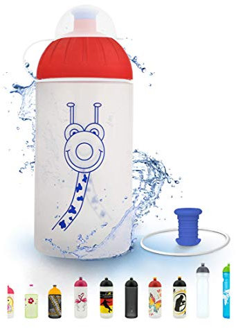 FreeWater Trinkflasche, 500 ml, Giraffe: schadstofffrei, spülmaschinengeeignet, auslaufsicher, langlebig