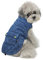 Dociote Hund Wintermantel Winterjacke mit Krageloch, Tasche, Baumwolle Gepolstert Hundemantel Weste für kleine Hunde XL Dunkelblau