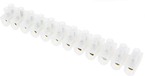 12-Way Terminal Strip Block Connector Electrical Connection Choc Block (20A)