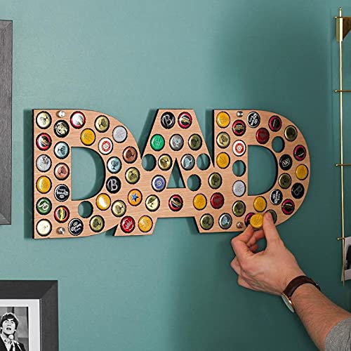 MNSSRN Beer Cap Holder, Beer Bottle Cap Storage Rack Wall Art Decoration Beer Cap Collection,A