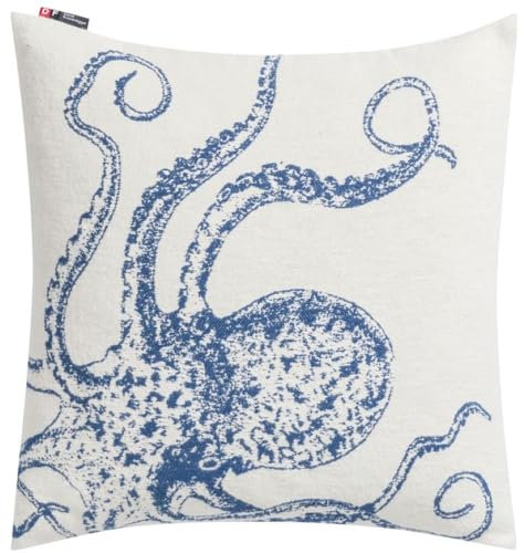 David Fussenegger [A] Kissenhülle Oktopus blau, 50x50 cm
