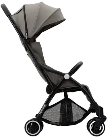 Hamilton by Yoop X1 Plus Buggy – 2 in 1 Kinderwagen – Premium stroller mit MagicFold-Technologie – Faltbarer leichter Kombi-kinderwagen mit verschiedenen Funktionen – Gris (Grau)