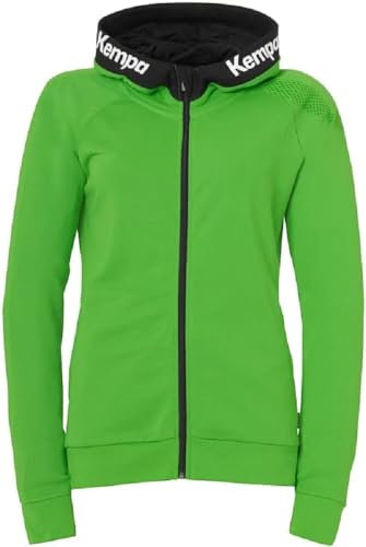 Kempa Core 26 Hood Jacket Women Damen Mädchen Kapuzen-Jacke Trainings-Jacke Sweatshirt Hoody Pullover mit Kapuze Handball Volleyball Indoor Gym Fitness, XXL