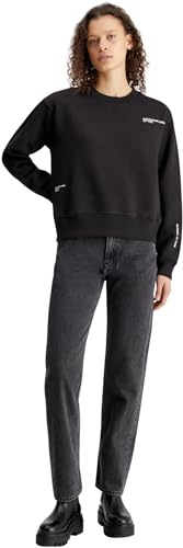 Calvin Klein Damen Multi Placement Crew Neck J20j222544 Sweatshirts (1er Pack)