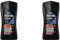 Axe Skateboard & Fresh Roses 3in1 Duschgel Herren Body Hair Face 12h frischen Duft auf Pflanzenbasis (1 x 250 ml) (Packung mit 2)