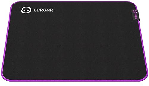 LORGAR Mousepad Main 313 360mmx300mmx3mm/High-speed/Black