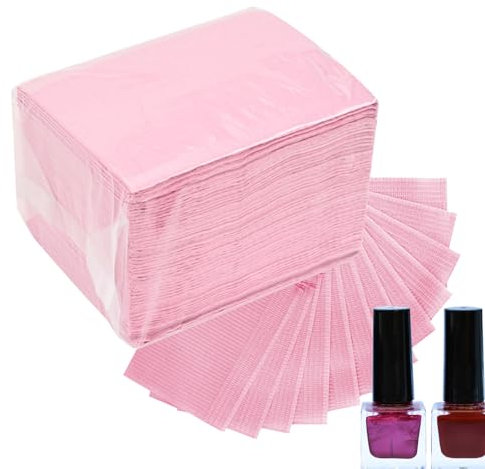 Paper Towels for Nail Techs, 50 Waterproof Pad Manicure Table Mats, Table Napkins, Water Absorbing, 3-Layer Design, Clean Pads for Manicure Professionals Beginners