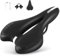 ENJOHOS Fahrradsattel, Fahrradsitz Wasserdicht PU für Mountainbike Trekking Tourensattel Rennrad Ebike (Schwarz+Gel)