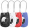 Aimtel Étanche IPX8 Porte Clef Airtag Compatible avec Airtag Apple, Etui Air Tag avec Câble Métallique, Porte Clé Air Tagg Universel pour Clés/Animaux/Sacs/Bagages et Autres Objets de Valeur
