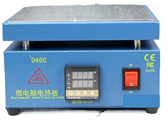 Table chauffante électronique 946C plaque chauffante électronique préchauffer LCD affichage numérique Station de préchauffage for PCB SMD chauffage téléphone LCD écran tactile séparé Plaque chauffante