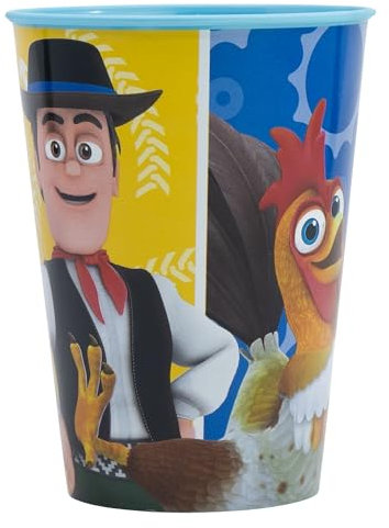 Stor Wiederverwendbarer Kinderbecher aus Kunststoff, 260 ml, Motiv: Farm von Zenon