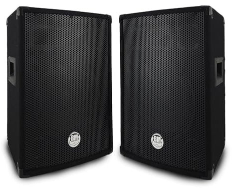 Par de altavoces Pasive BM Bmsonic BMS-10 - Sono Bass Reflex Trapezoidal de 3 vías 10/25cm - 2 x 400W
