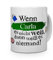 printplanet Tasse mit Namen Carla - Layout: Wenn Carla es Nicht weiß, dann weiß es niemand - Namenstasse, Kaffeebecher, Mug, Becher, Kaffee-Tasse - Farbe Blau