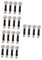 JECOMPRIS Screws Mm Pack of Furniture Connector Kit Cam Lock Nuts Pre-installed Nuts Screws for Diy Assembly