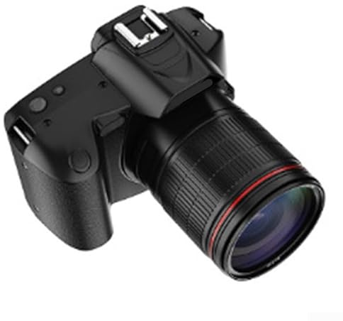 D5 - Fotocamera reflex digitale, 23 x 16 x 11,8 cm, con doppia lente, zoom 16x, per principianti, per esterni, casa (nero)