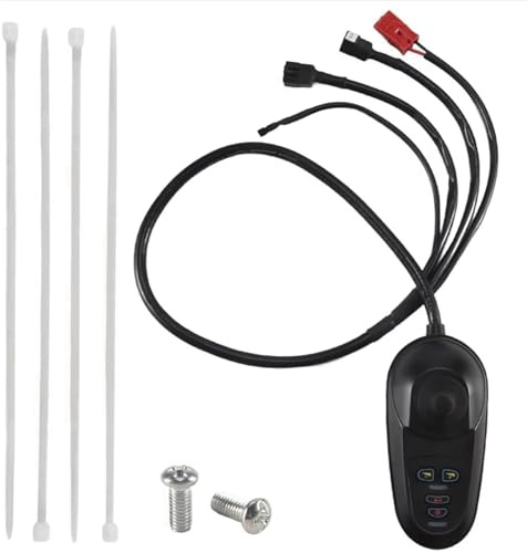 TQPGJJL Controlador for silla de ruedas económico de 24 V CC: joystick de 360° con conector de freno y protecciones esenciales