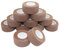 COMOmed selbstklebender verband elastische binde handgelenk bandage pflaster rolle Dog Bandagen Tierische Bandagen Dunkler Teint 2.5 cm X 4.5 m 12 Bände