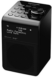 Panasonic RF-D20BTEG-K Radio Digitale, DAB, DAB+, FM, 87.5-108 MHz, Auto Tuning, 3W, Nero