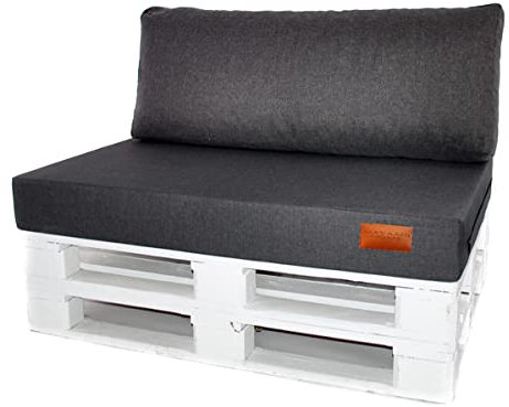 Mayaadi-Home Rückenkissen Indoor Outdoor MH-GD04 Dunkelgrau 120x40x10-20cm