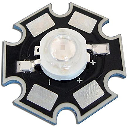 MASUNN 3W Uv Ultraviolett Led Bead Light DIY Lampen Chip Mit 20Mm Sternbasis - B