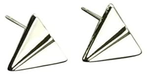 Ohrstecker Papierflieger Flugzeug Flieger silbern Ohrringe Stecker