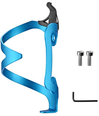 ROCKBROS Flaschenhalter Fahrrad Aluminiumlegierung Leicht Trinkflaschenhalter für MTB Rennrad Getränkehalter Schwarz/Rot/Blau/Silber 1 Stück/1 Paar