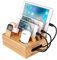 Ladestation für Mehrere Geräte, Handy Ladestation Docking Holder Desktop Organizer für Handy Tablet Uhr Kopfhörer (KEIN USB Ladegerät)