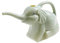 Fenteer 2 Liter Blumengießkanne Elefant Gartengießkanne Modern Gießkanne Kleine Dekogießkannen für Innen- und Außenbereich 30x12x18cm - Grün
