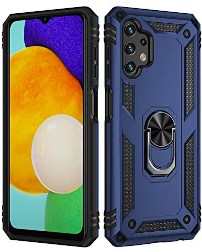 BestST Handyhülle für Huawei Y6 2018 + Displayschutz, Cover für Huawei Y6 2018 hülle, 360 Grad Drehbar Ringhalter Handytasche Case für Huawei Y6 2018 Handy Hüllen,Rosegold