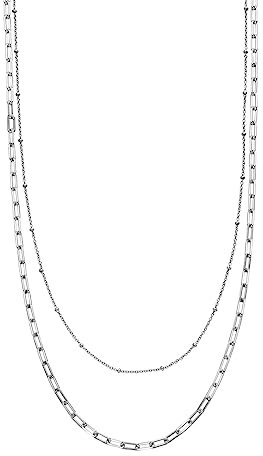 NANA KAY Vivid Chains Collier Duo (Silber)