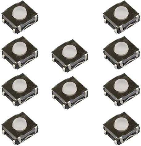 10 Interrupteurs Micro Switch Bouton Poussoir Clé Télécommande Plip pour Peugeot 406, 306, 106, Partner, Boxer