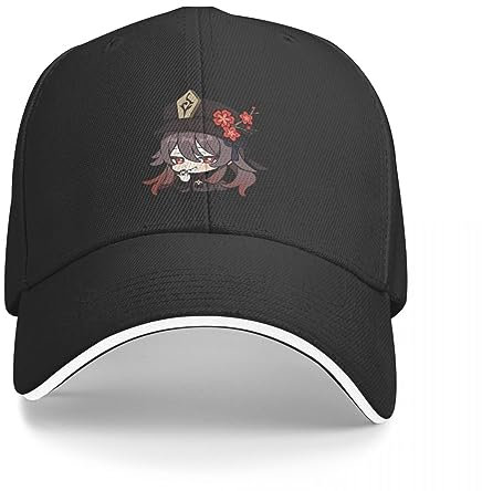 ZAMASS Basecap Hu Tao Pyro Baseballmütze Golfhut Mann Bergsteigen Golf Herren Hüte Damen Geschenk
