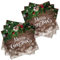 Weihnachtsservietten Papier 20 Stück Weihnachten Servietten Holzmaserung Winterservietten Tischdeko 33x33cm Weihnachten Deko Fröhliche Weihnachten Servietten Xmas Napkins 137 x 274 cm, rechteckig